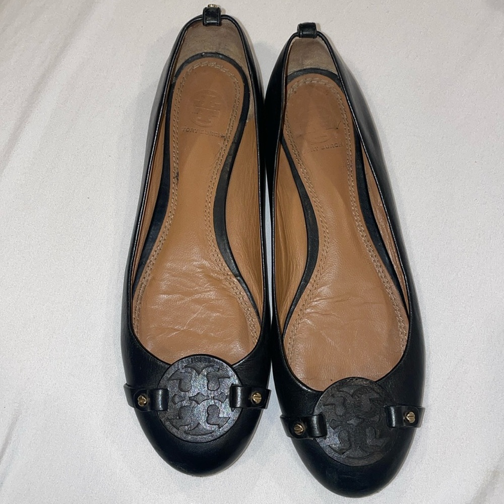 Authentic black Tory Burch flats